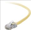 Belkin Cat5e, 1ft, 1 x RJ-45, 1 x RJ-45, Yellow networking cable 11.8" (0.3 m)1