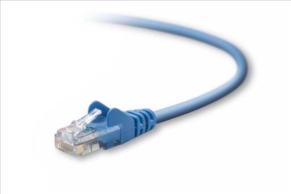 Belkin Cat5e, 6ft, 1 x RJ-45, 1 x RJ-45, Blue networking cable 70.9" (1.8 m)1