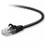 Picture of Belkin RJ45 Cat5e Patch Cable, Snagless Molded, 7.6m networking cable Black 299.2" (7.6 m) U/UTP (UTP)