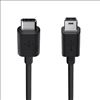 Belkin 6ft, USB2.0-C/USB2.0 Mini-B USB cable 70.9" (1.8 m) USB C Mini-USB B Black2