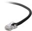 Picture of Belkin Cat5e, 7ft, 1 x RJ-45, 1 x RJ-45, Black networking cable 82.7" (2.1 m)