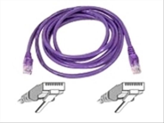 Belkin Cat. 6 Patch Cable 5ft Purple networking cable 59.1" (1.5 m)1