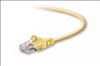 Belkin Cat5e, 4ft, 1 x RJ-45, 1 x RJ-45, Yellow networking cable 47.2" (1.2 m)1