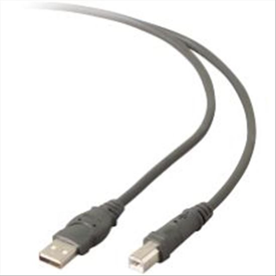 Belkin F3U133B16 USB cable 189" (4.8 m) USB 2.0 USB A USB B Gray1