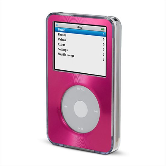 Belkin Clear Acrylic & Brushed-Metal Case for iPod 5G, Pink1