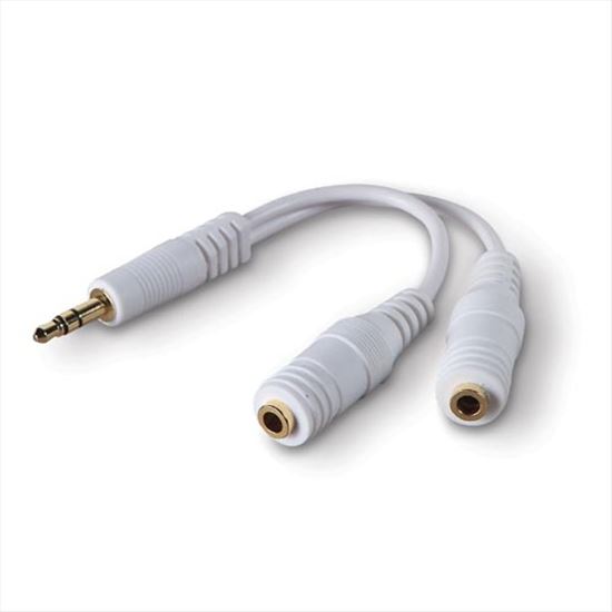 Belkin Speaker / Headphone Splitter audio cable 5.91" (0.15 m) White1