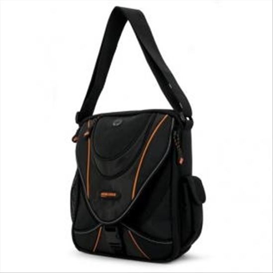 Mobile Edge ME Mini Messenger - Black / Orange notebook case 14.1" Messenger case1