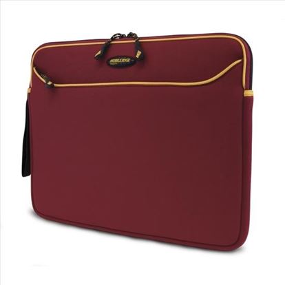 Mobile Edge SlipSuit Notebook Sleeve Red with Gold Trim notebook case 15.4" Sleeve case1
