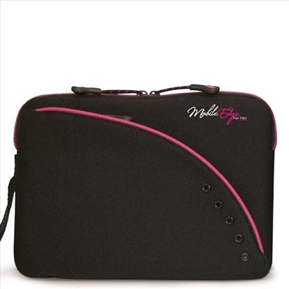 Mobile Edge Ultra Portable Netbook Sleeve 8.9" - Black / Pink notebook case 8.9" Sleeve case1