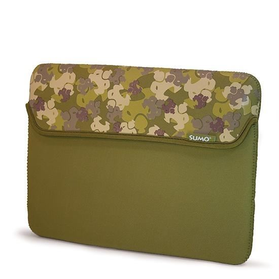 Mobile Edge Sumo Camo Sleeve - 8.9" Netbook, Green notebook case 8.9" Sleeve case1