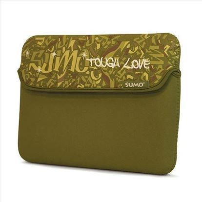Mobile Edge Sumo Graffiti Sleeve - 10" Netbook, Green notebook case 10" Sleeve case1