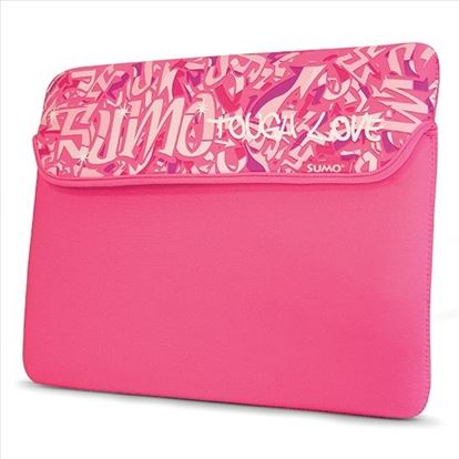 Mobile Edge Sumo Graffiti Sleeve - 10" Netbook, Pink notebook case 10" Sleeve case1