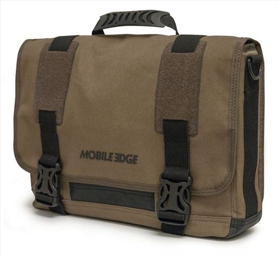 Mobile Edge MEUME9 notebook case 15" Messenger case Olive1