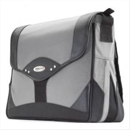 Mobile Edge Premium Messenger - Silver notebook case 15.4" Messenger case Black1