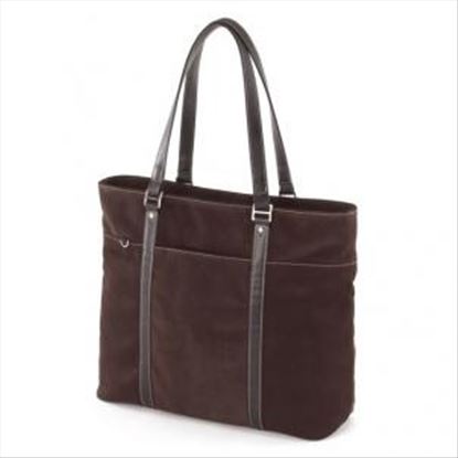 Mobile Edge Ultra Tote - Chocolate Suede notebook case 15.4" Ladies case1