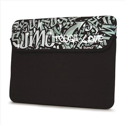 Mobile Edge Sumo Graffiti Sleeve - 10" Netbook, Black notebook case 10" Sleeve case1