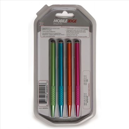 Mobile Edge MEASPA4 stylus pen Blue, Green, Orange, Pink1
