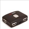 Mobile Edge QuickHub 4-Port USB 2.0 Hub 480 Mbit/s Black1