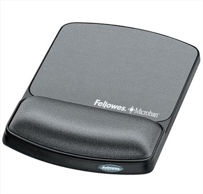 Fellowes Gel Wrist Rest & Mouse Pad Microban Graphite1