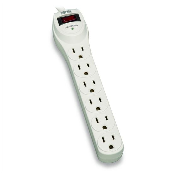 Tripp Lite TLP602 surge protector Gray 6 AC outlet(s) 120 V 24" (0.61 m)1