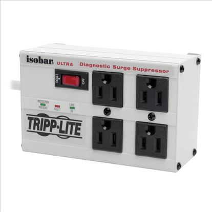 Tripp Lite ISOBAR4ULTRA surge protector Light grey 4 AC outlet(s) 110 - 125 V 72" (1.83 m)1