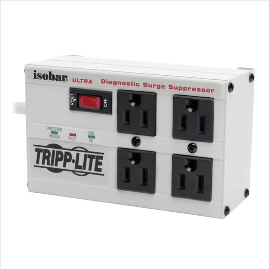 Tripp Lite ISOBAR4ULTRA surge protector Light grey 4 AC outlet(s) 110 - 125 V 72" (1.83 m)1