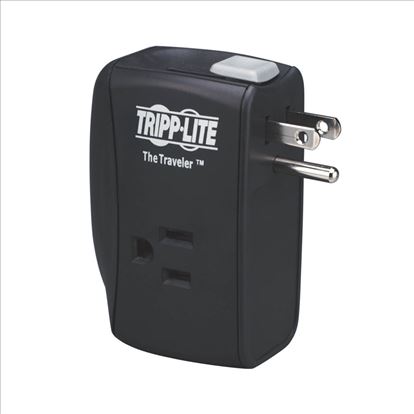 Tripp Lite TRAVELER surge protector Black 2 AC outlet(s) 120 V1