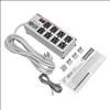 Tripp Lite ISOTEL8ULTRA surge protector Light grey 8 AC outlet(s) 110 - 125 V 144.1" (3.66 m)8