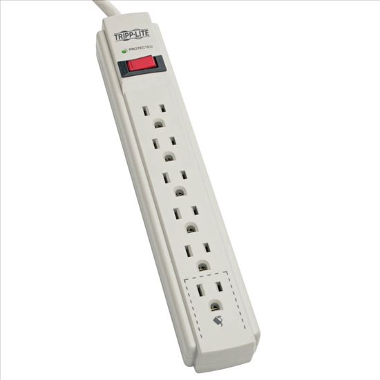 Tripp Lite TLP604 surge protector Gray 6 AC outlet(s) 120 V 47.2" (1.2 m)1