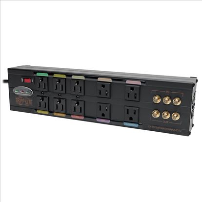 Tripp Lite Isobar Home/Business Theater Surge Suppressor Black 10 AC outlet(s) 120 V 94.5" (2.4 m)1
