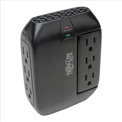 Tripp Lite SWIVEL6 surge protector Black 6 AC outlet(s) 120 V1