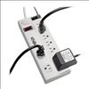 Tripp Lite TLP808TELTAA surge protector White 8 AC outlet(s) 120 V 94.5" (2.4 m)2