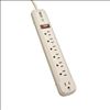 Tripp Lite TLP74R surge protector White 7 AC outlet(s) 120 V 48" (1.22 m)1