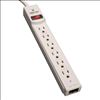 Tripp Lite TLP608TEL surge protector Gray 6 AC outlet(s) 120 V 96.1" (2.44 m)1