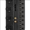 Tripp Lite TLP1208SAT surge protector Black 12 AC outlet(s) 120 V 94.5" (2.4 m)6