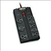 Tripp Lite TLP808B surge protector Black 8 AC outlet(s) 120 V 98.4" (2.5 m)1