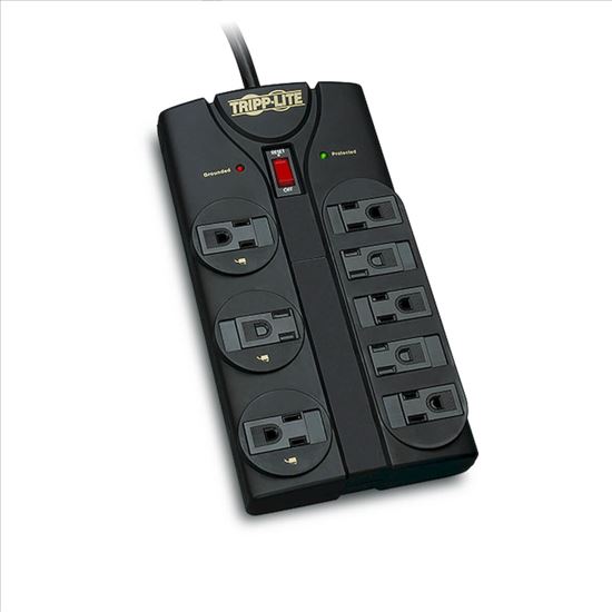 Tripp Lite TLP808B surge protector Black 8 AC outlet(s) 120 V 98.4" (2.5 m)1