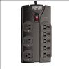 Tripp Lite TLP808B surge protector Black 8 AC outlet(s) 120 V 98.4" (2.5 m)4