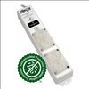Tripp Lite SPS406HGULTRA surge protector White 4 AC outlet(s) 120 V 72" (1.83 m)1