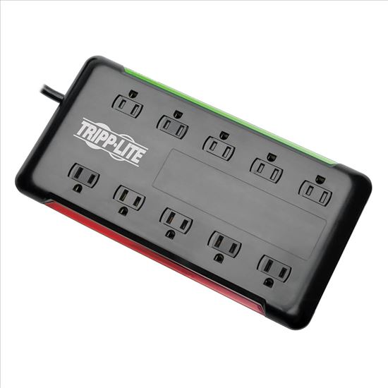 Tripp Lite TLP1006B surge protector Black 10 AC outlet(s) 120 V 70.9" (1.8 m)1