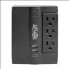 Tripp Lite SWIVEL6USB surge protector Black 6 AC outlet(s) 110 - 125 V7