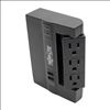 Tripp Lite SWIVEL6USB surge protector Black 6 AC outlet(s) 110 - 125 V9