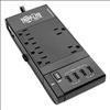 Tripp Lite TLP66USBR surge protector Black 6 AC outlet(s) 120 V 70.9" (1.8 m)1