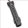 Tripp Lite SUPER725B surge protector Black 7 AC outlet(s) 300" (7.62 m)1