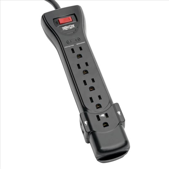 Tripp Lite SUPER725B surge protector Black 7 AC outlet(s) 300" (7.62 m)1