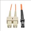 Tripp Lite N310-003 fiber optic cable 39.4" (1 m) MT-RJ 2x SC OFNR Beige, Black, Orange1