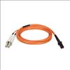 Tripp Lite N314-02M fiber optic cable 78.7" (2 m) MT-RJ 2x LC OFNR Beige, Black, Orange1