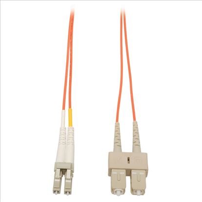 Tripp Lite N316-20M fiber optic cable 787.4" (20 m) 2x LC 2x SC OFNR Beige, Gray, Orange1