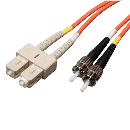 Tripp Lite Multimode Fiber Optics 11-m (35-ft.) Duplex MMF 62.5/125 Patch Cable, SC/ST fiber optic cable 433.1" (11 m) Orange1