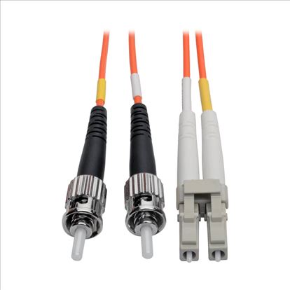 Tripp Lite N318-09M fiber optic cable 354.3" (9 m) 2x LC 2x ST OFNR Black, Gray, Orange, Red1